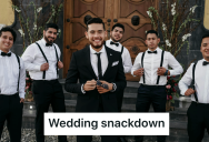 Groom Told His Cousin To Rudely Shut Down The Snackbar At His Wedding, So Cuz Made Up A Story That Made The Groom Blush
