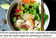 Employee Tells Asian Co-Worker That Folks In The Office Might Not Like Her Cooking. Now His Fellow Employees Have Turned Against Him.