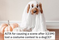 Guy Lost A Halloween Costume Contest To A Dog And Became So Upset They Caused A Scene And Got Kicked Out Of A Party
