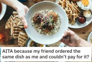 Friends Went To A Fancy Restaurant And He Ordered Something Expensive. Now He’s Blaming Her For Not Letting Him Know The Price.