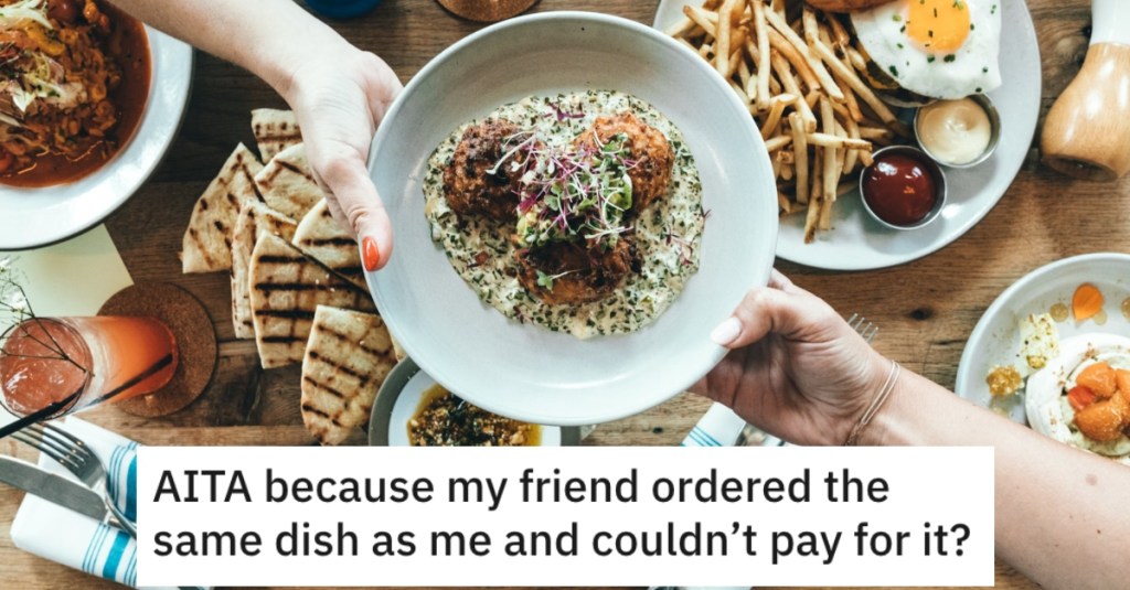 Friends Went To A Fancy Restaurant And He Ordered Something Expensive. Now He's Blaming Her For Not Letting Him Know The Price.