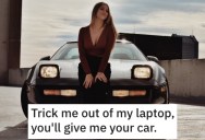 Their Stepdad Tricked Them Out Of Their Laptop, So They Got Revenge By Tricking Him Into Selling His Car