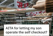 Parent Let Their Son Use the Self-Checkout Lane, So Another Shopper Called Them Out For Being Too Slow