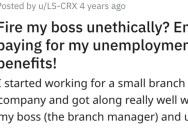 His Boss Was Going To Be Fired For No Reason And He Was Next, So They Schemed To Preemptively Fire Him So He Could Get Unemployment Benefits