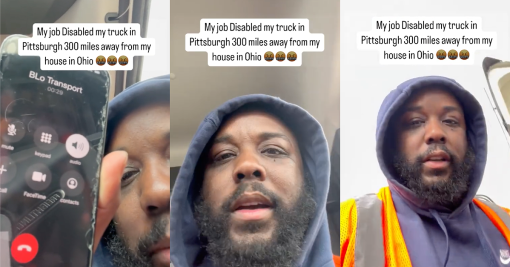 Delivery Driver Gave Two Weeks Notice And His Employer Disabled His Truck When He Was 300 Miles From Home