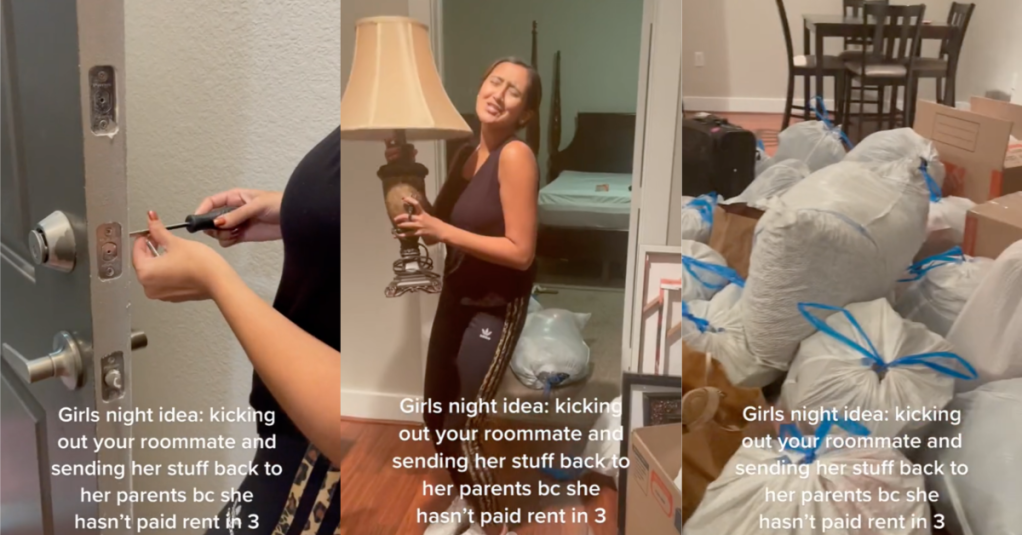 Her Roommate Stiffed Her On Three Months Rent, So They Packed Up Her Stuff And Changed The Locks