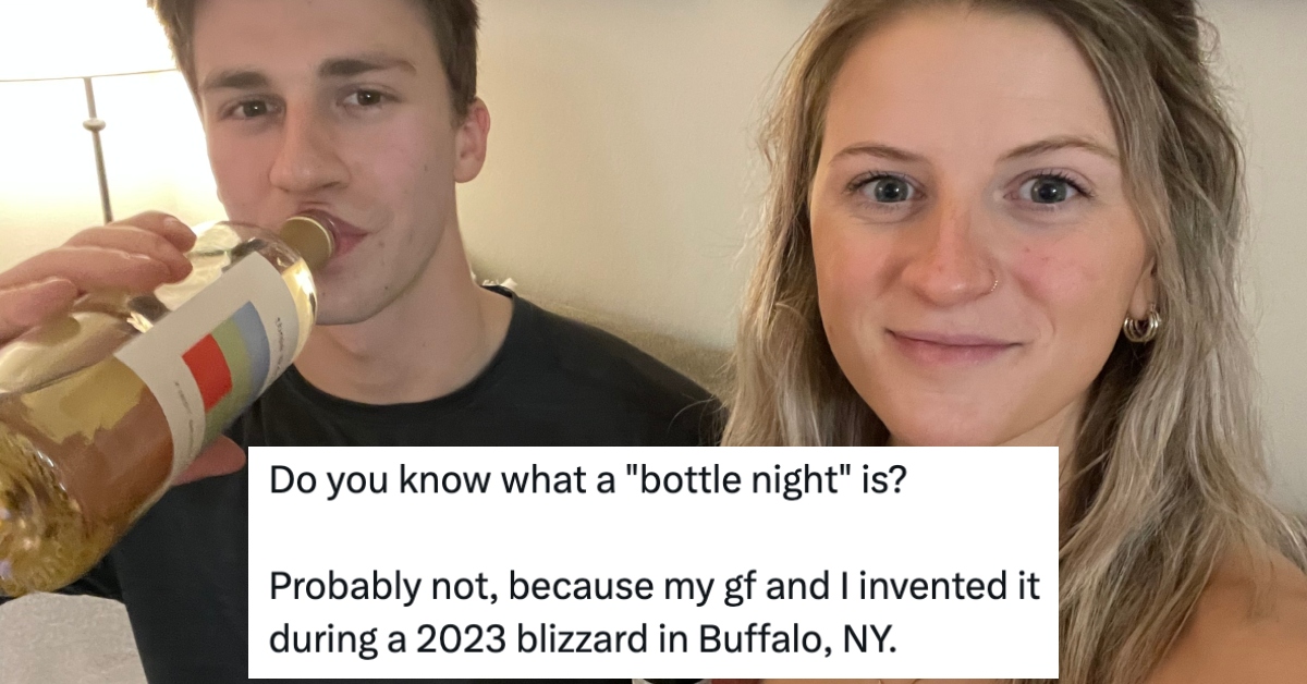 twitterbottle Couple Claimed They Invented “Bottle Night” And Folks Online Immediately Called Them Out