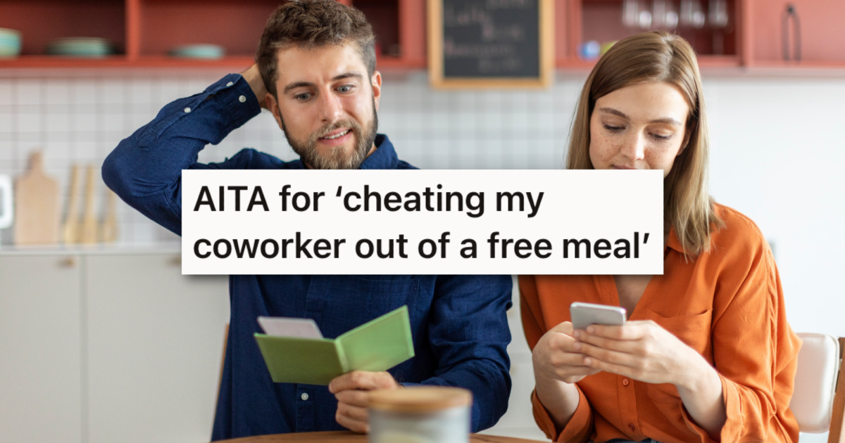 She Warned A Friend That A Coworker Uses Men On Dating Sites For Free Meals. Now Her Coworker Is Upset She Had To Pay For Her Own Dinner.
