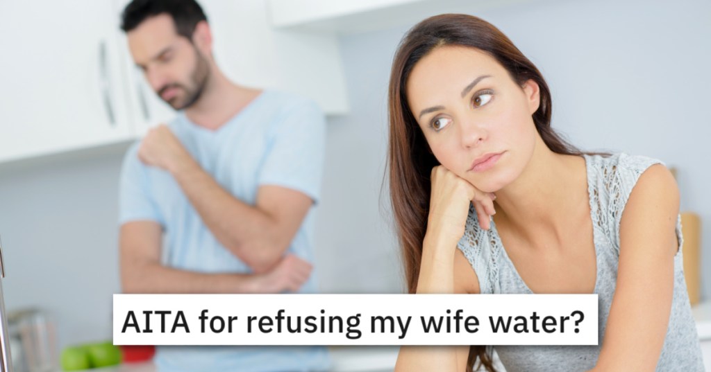 He Refused To Buy His Wife Seltzer Because She Doesn't Drink It The Right Way, So She Gets Revenge By Loading The House With Cases Of It