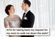 He Asked His Mom To Walk Him Down The Aisle, But When She Included His Stepfather Without Asking, He Took It Back