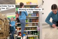 This Random Woman Worked A Full Day Shift At A Dollar Tree For Free. – ‘I immediately got to work, I started sweeping the floors.’
