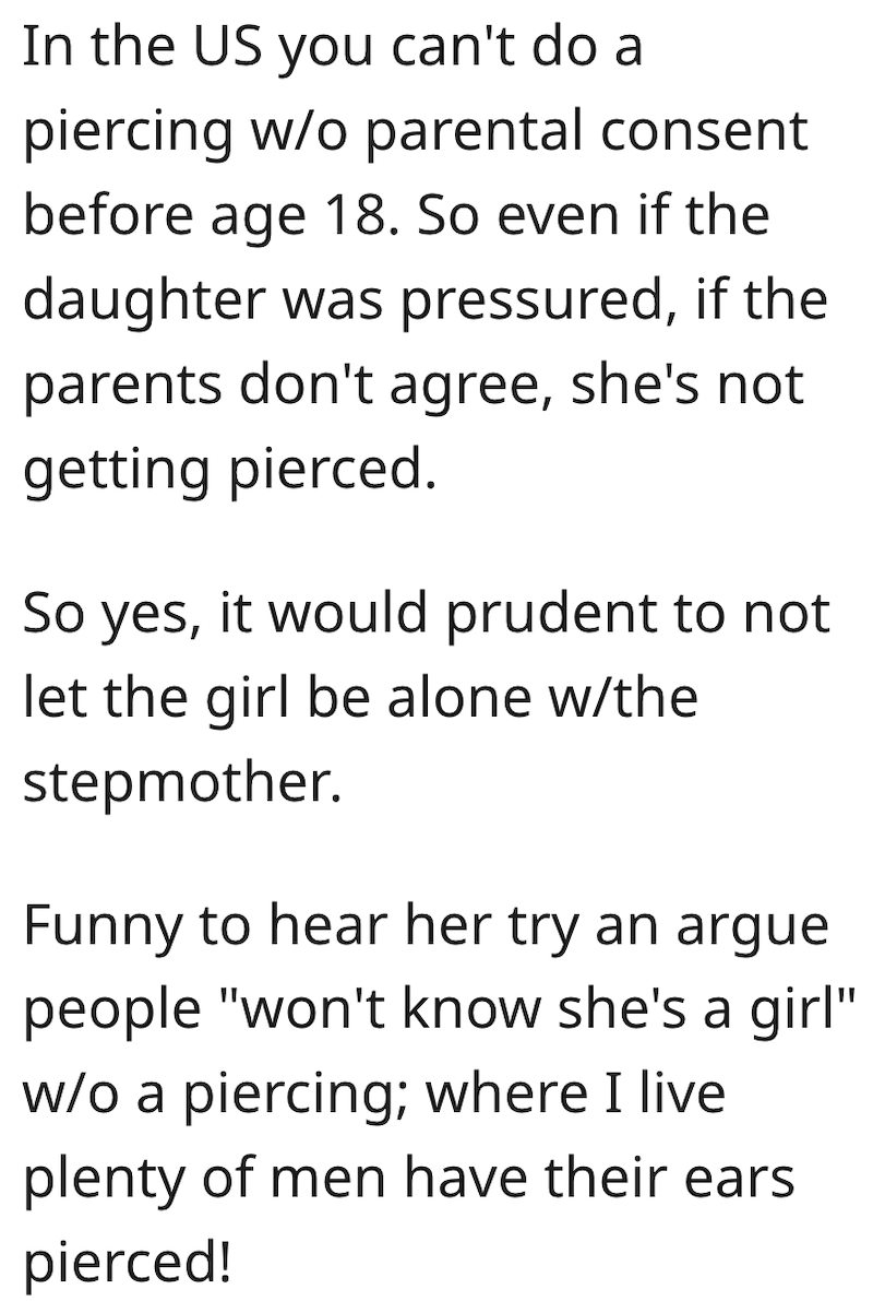 Earrings Comment 3 Stepmom Buys Granddaughter Earrings To Force Her To Get Her Ears Pierced, But Her Mom Foils The Plan By Exchanging The Earrings Leaving Her Absolutely Fuming