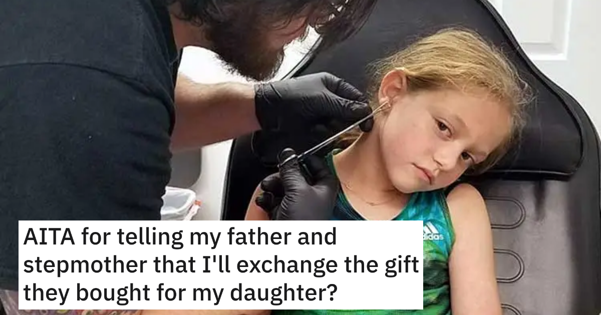 Earrings Thumb Stepmom Buys Granddaughter Earrings To Force Her To Get Her Ears Pierced, But Her Mom Foils The Plan By Exchanging The Earrings Leaving Her Absolutely Fuming