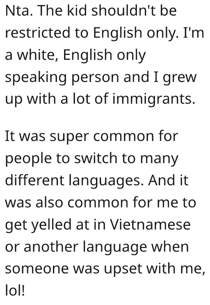Woman’s KindergartenAge Son Can Speak Multiple Languages, But His Teacher Tells Him He Needs To