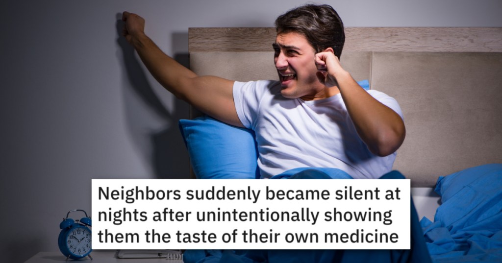 Neighbors Couldn't Keep Their Kid Quiet In The Middle Of The Night, So He Couldn't Control His Music Volume Either