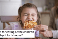 Babysitter Ate A Slice Of The Pizza She Ordered For The Kids She Watches, But When The Parents Get Home They Freak Out At Her