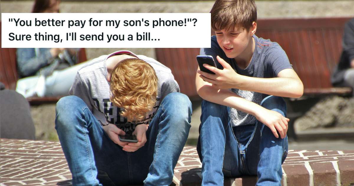 Angry Parents Want The School To Pay $800 To Replace Their Kid’s Phone, So The District Maliciously Complied And Sent Them A Bigger Bill For The Kid’s Destructive Behavior
