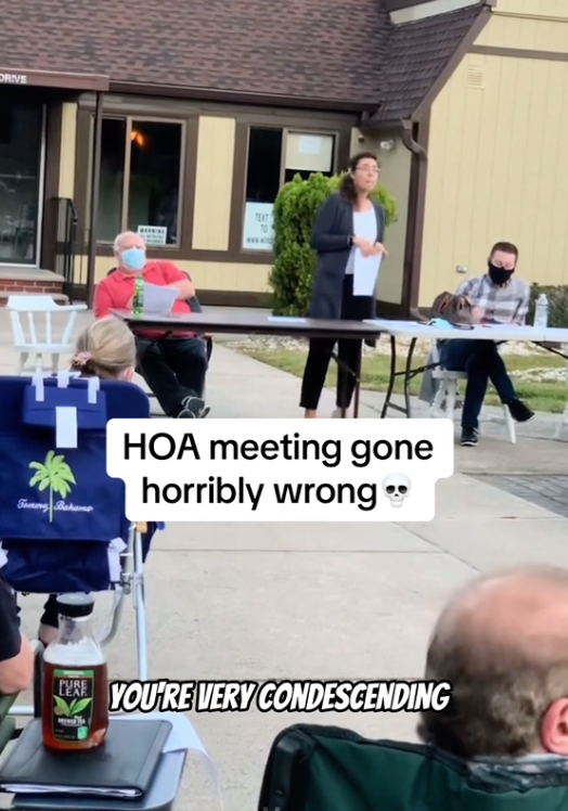 Screen Shot 2024 04 23 at 6.00.36 PM 1 An HOA Meeting That Went Off The Rails Was Captured For Everybody To See.   How is she elected?