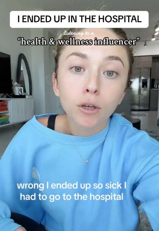 Screen Shot 2024 04 23 at 6.10.52 PM Woman Warns People About Listening To Social Media Influencers After She Ended Up In The Hospital