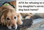 Her Cousin Claimed Her Daughter Was Afraid Of Her Kid’s Service Dog, But This Mom Stood Up For The Dog And Refused To Take It Home