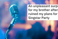 He Refused To Share His Playstation With His Brother For His Karaoke Party, So He Got Revenge And Convinced His Parents To Send Bro To The Most Boring Wedding Ever