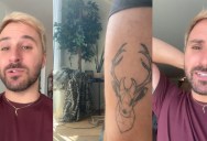 Man Says The Tattoo He’s Had For Two Years Was Supposed To Be Temporary. – ‘They were telling us they would fully fade.’