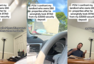 Tenant Filmed A Confrontation She Had With Her Landlord After He Took $1,700 Out Of Her Deposit