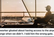 Their Co-worker Tried To Act Like A Big Shot At The Airport, So They Told Him The Wrong Gate So He’d Miss the Flight