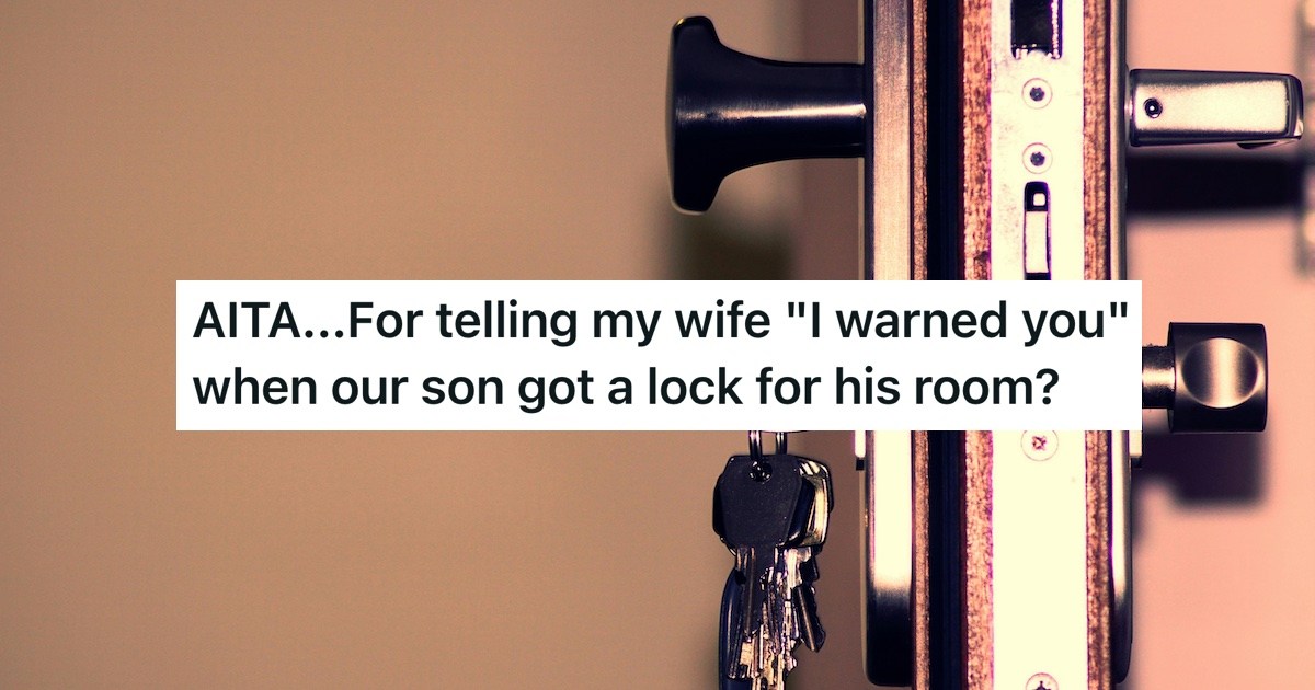 Son Lock In Mom Goes Crazy Over 16-Year-Old Son Asking Her To Knock To Come Into ...