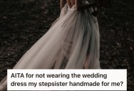 Her Stepsister Selfishly Made Her A Handmade Wedding Dress That Wasn’t Her Style, So She Ended Up Going With What She Liked