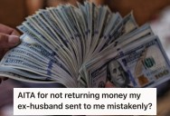 Her Ex-Husband Accidentally Transferred A Lot of Money Into Her Account, So She Kept It Because He Owed Her $12,000