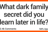 People Share the Dark Family Secrets They Learned Once They Were Old Enough