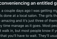 Rude Customer Tried To Cut People Waiting To Get Their Nails Done, So A Woman Decided To Add Extra Services To Make Her Wait As Long As Possible