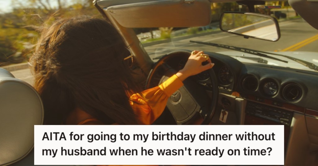 Her Constantly Late Husband Wasn’t Ready For A Dinner Reservation, So She Left Home And Went Without Him