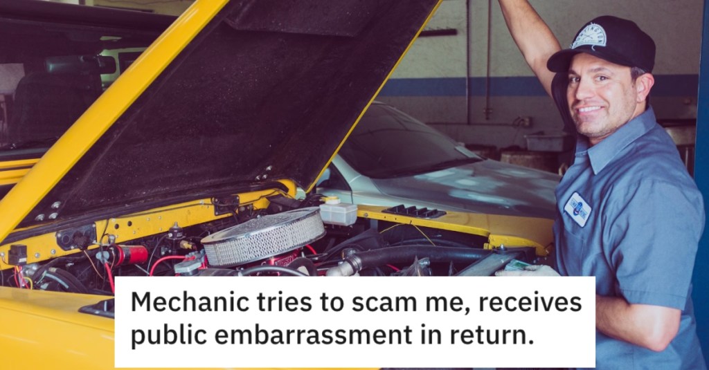 Mechanic Tried to Rip Her Off Even Though She Knew About Cars, So She Got Revenge And Humiliated Him In Front Of His Customers
