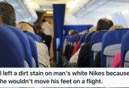 Rude Passenger Wouldn’t Give Them Space, So They Got His New Sneakers Dirty And Got Their Space Back