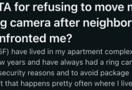 New Neighbor Asked Her to Move Her Ring Camera, But She Refused To Do It. Now They’re Leaving Threats.
