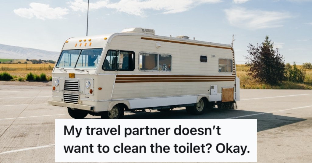 Her Friend Wouldn't Clean The Bathroom On Their RV Road Trip, So She Made Sure To Leave Her A Parting Gift