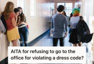 Teacher Ordered Her To The Office Because Of A Silly Dress Code Violation, But She Refused Because She Would Have Missed An Important Lesson