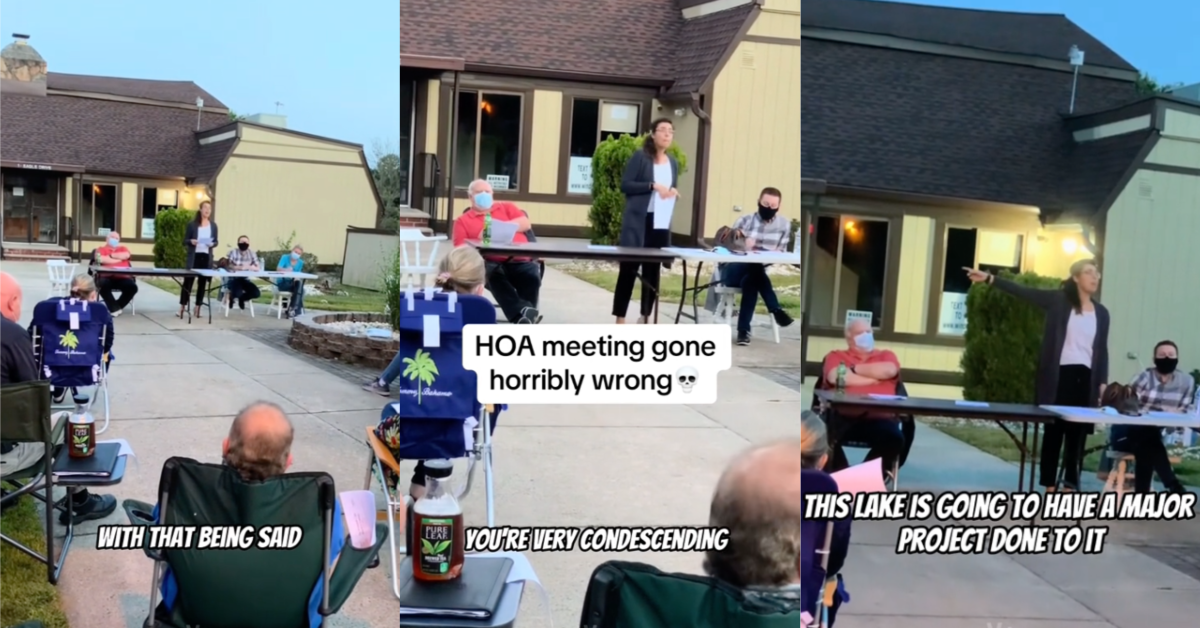 tiktokbadhota An HOA Meeting That Went Off The Rails Was Captured For Everybody To See.   How is she elected?