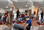 Cleaning Crew Showed Up to the Wrong Apartment, So The Tenant Let Them Clean Her Place Anyway.