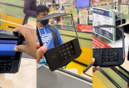 Shopper Confronted Grocery Store Employees After Finding A Credit Card Skimmer At The Checkout
