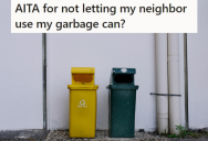 Her Neighbor Kept Throwing Trash In Her Can, So She Threw The Bags Back On The Neighbor’s Doorstep