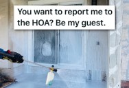 HOA Sent A Letter Demanding They Clean Their Porch Because Of Their Downstairs Neighbors, So They Did And Washed Away The Neighbors’ Memories