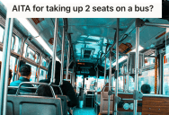 She Took Up An Extra Seat On A Crowded Bus With Her Bag, So Someone Called Her Out And Made Her Think Twice.