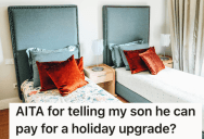 His Son Complained About Their Vacation Sleeping Arrangements, So He Told Him He Could Pay For His Own Room.