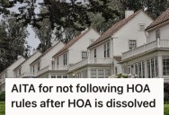 After The HOA Is Dissolved, Their Neighbors Keep Complaining About The Cars In Their Driveway. So They Get The Courts Involved To Make Them Stop.