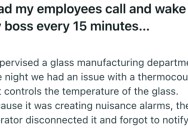 Angry Manager Demanded To Be Called Every Time Things Went Wrong. His Phone Ended Up Ringing All Night.