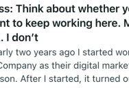 Boss Told Employee To Think About Whether She Wanted To Keep Working There. She Said “I Don’t” And Then Sued Him For Improper Termination.