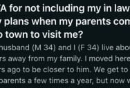 Her Mother-In-Law Gets Jealous When They Visit Her Parents, And Now She’s Demanding They All Spend Time Together Even Though It Would Likely Be Uncomfortable